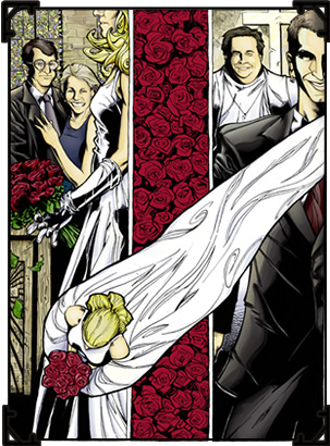 Composite Wedding Aisle Illustration