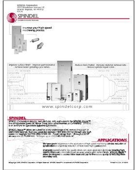 Graphic Design Spindel Brochure Front