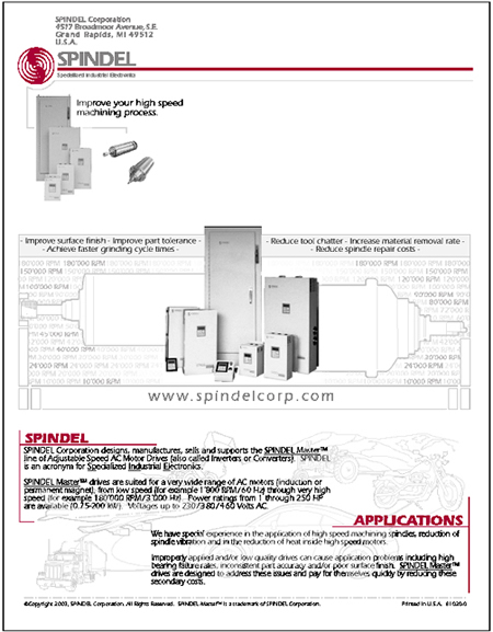 Graphic Design Spindel Brochure Front Large